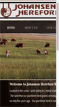 Mobile Screenshot of johansenherefords.com